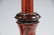 A PAIR OF WOOD CANDLESTICKS, 20TH C - 6