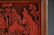 A RED LACQUER TABLE SCREEN, QING - 4