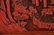 A RED LACQUER TABLE SCREEN, QING - 5