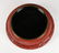 A ROUND LACQUER BOX - 12