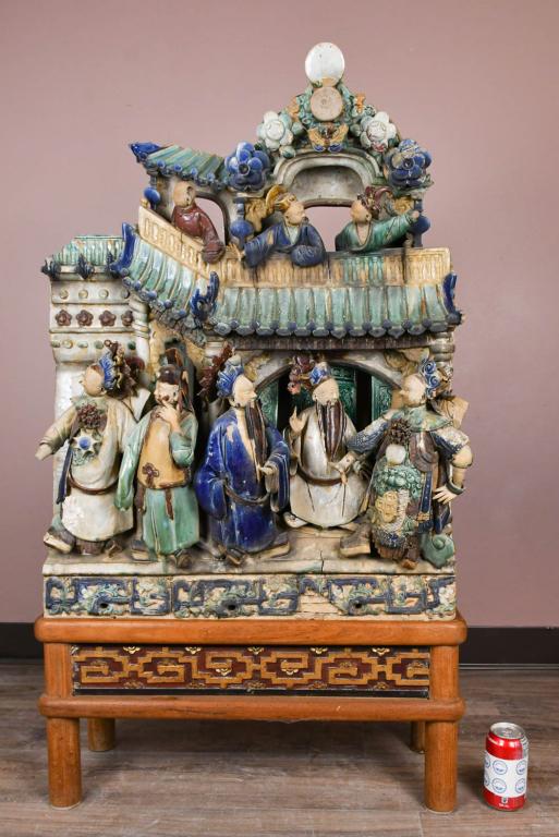 A Shiwan Architectural Fragment 17thC (1 of 14)