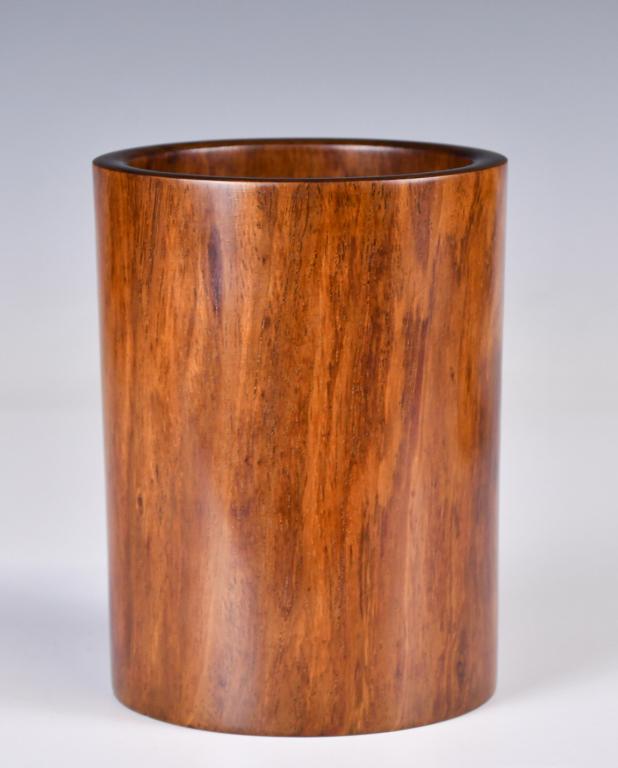 A Huanghuali Brushpot, 19thC (1 of 5)