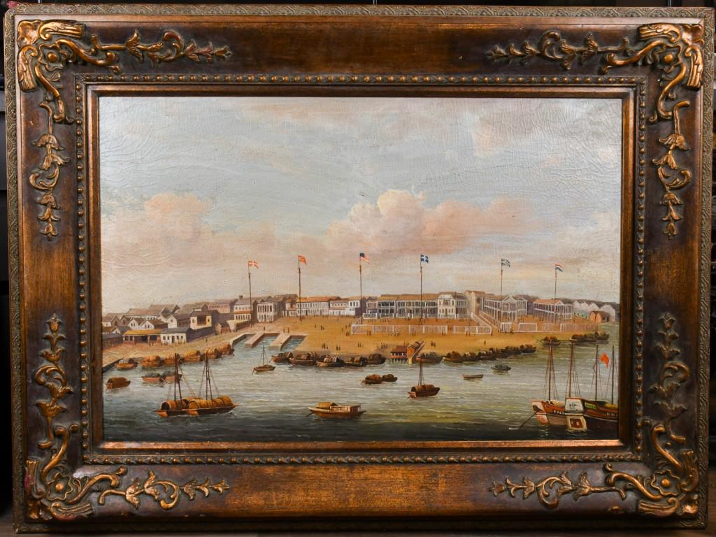 Oil Painting, Harbour, Framed, Early 20thC (1 of 9)