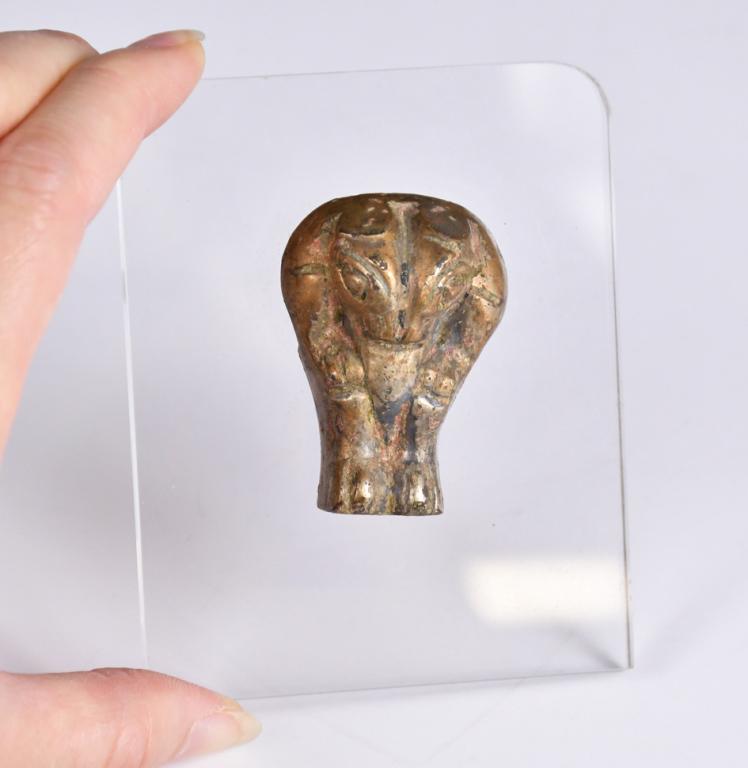 Gilt Bronze Bear-Form Fragment, Han Dynasty (1 of 6)