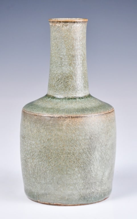 A Song Style Celadon Glaze Mallet Vase (1 of 9)