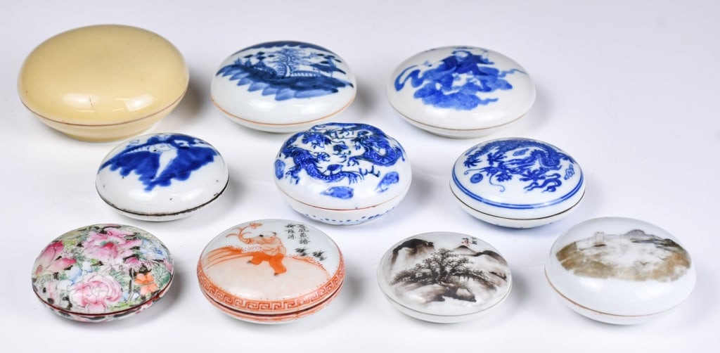 20Pcs Porcelain Seal Paste Boxes (1 of 13)