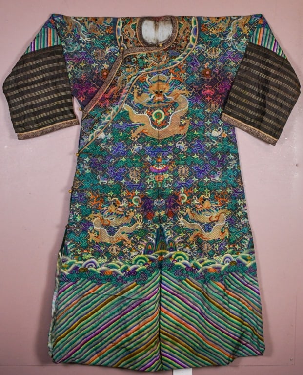 A Kesi Silk Robe Daoguang Period (1 of 13)