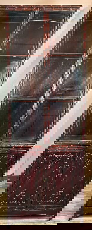 Hardwood Display Cabinet Republican