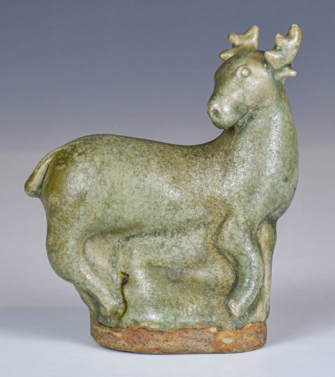Longquan Celaodn Glaze Deer, Song, w/ Publication (1 of 13)