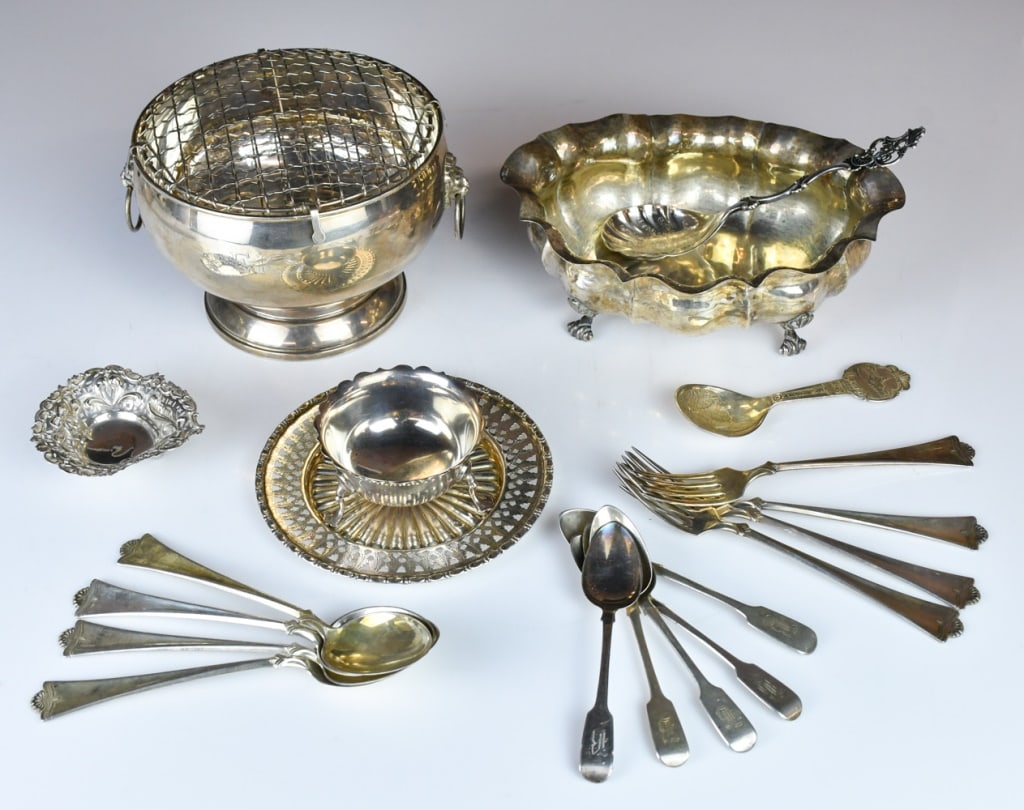 20Pcs Assorted Silver Wares (1 of 20)