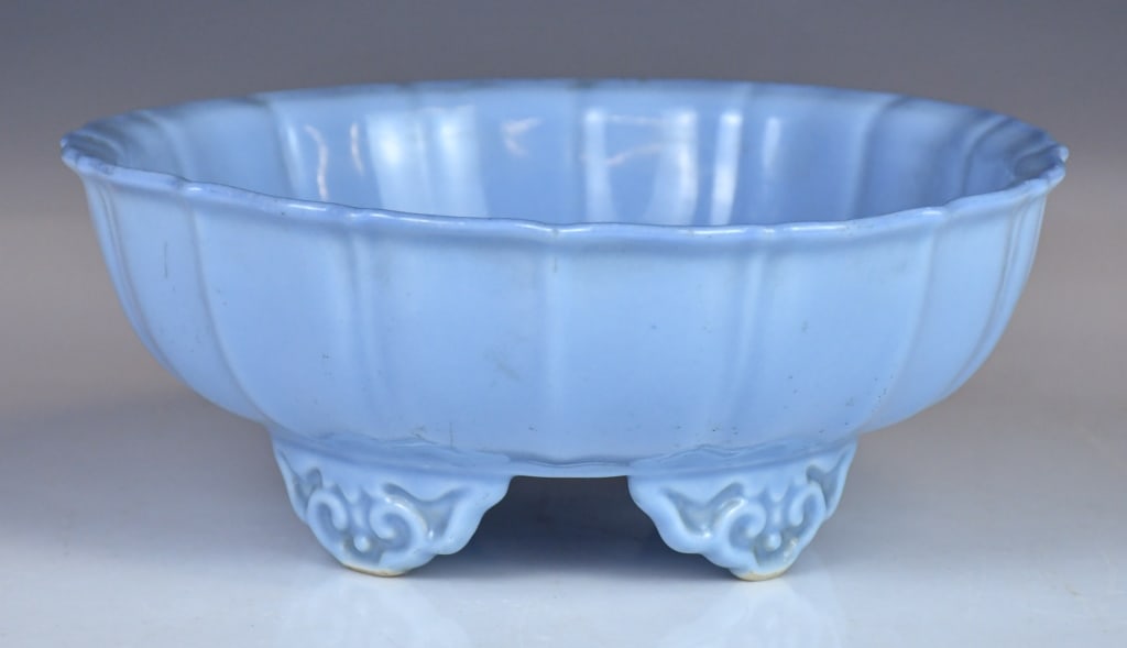 A Blue Glazed Bowl Yongzheng Mk, Republican (1 of 10)