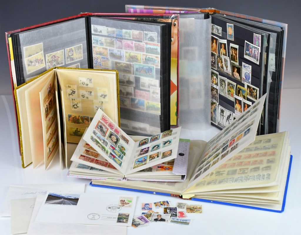 Set of 5 Albums of Various Stamps (1 of 16)