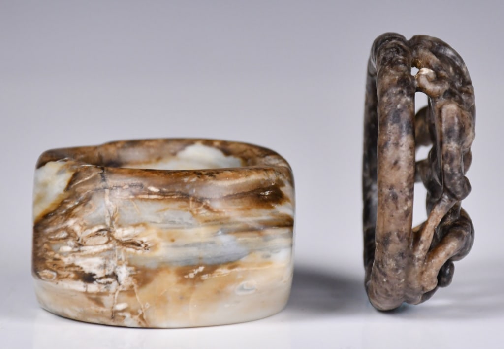 2Pcs Archaistic Jade Objects - 4