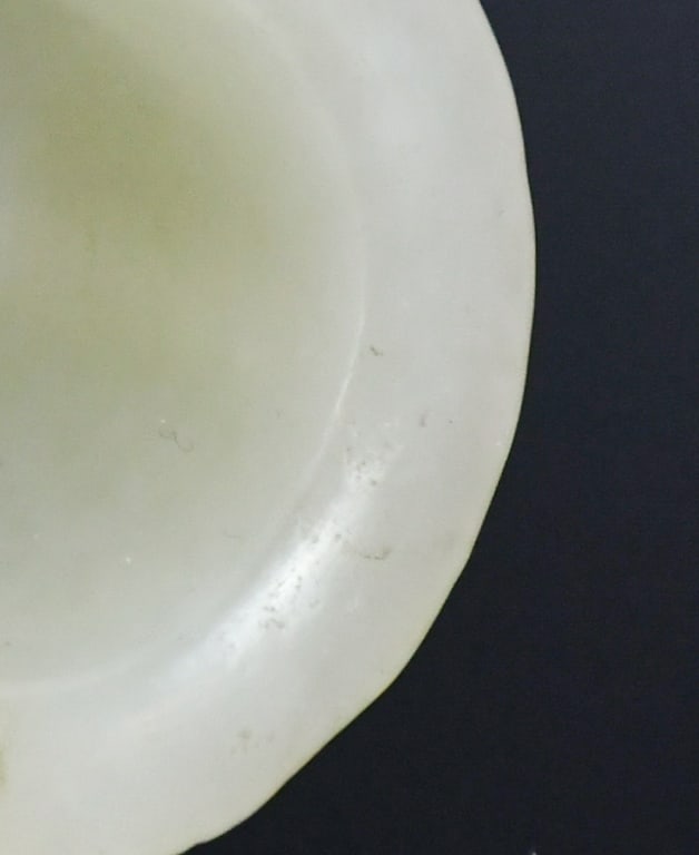 A White Jade Thumb Ring Qing - 7