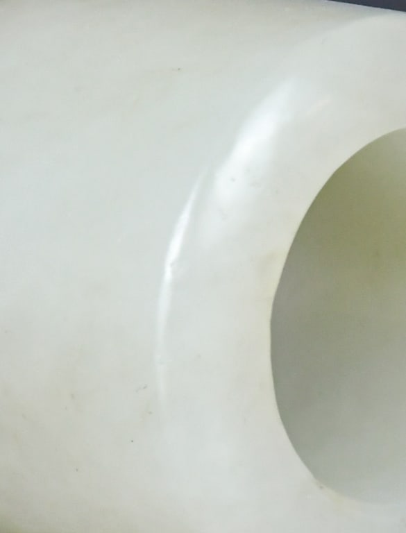 A White Jade Thumb Ring Qing - 8