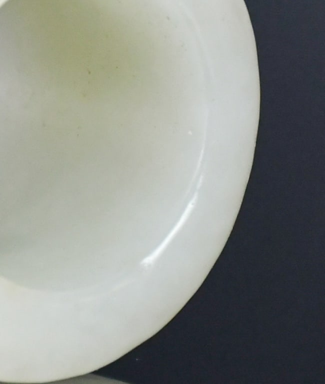 A White Jade Thumb Ring Qing - 9