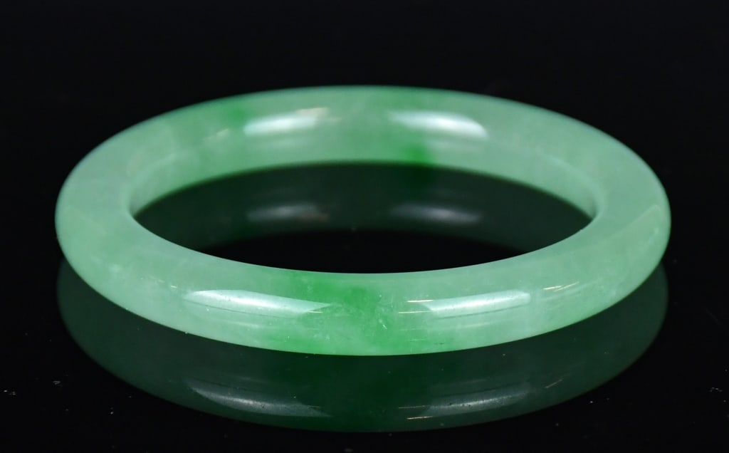 A Jadeite Bangle - 8