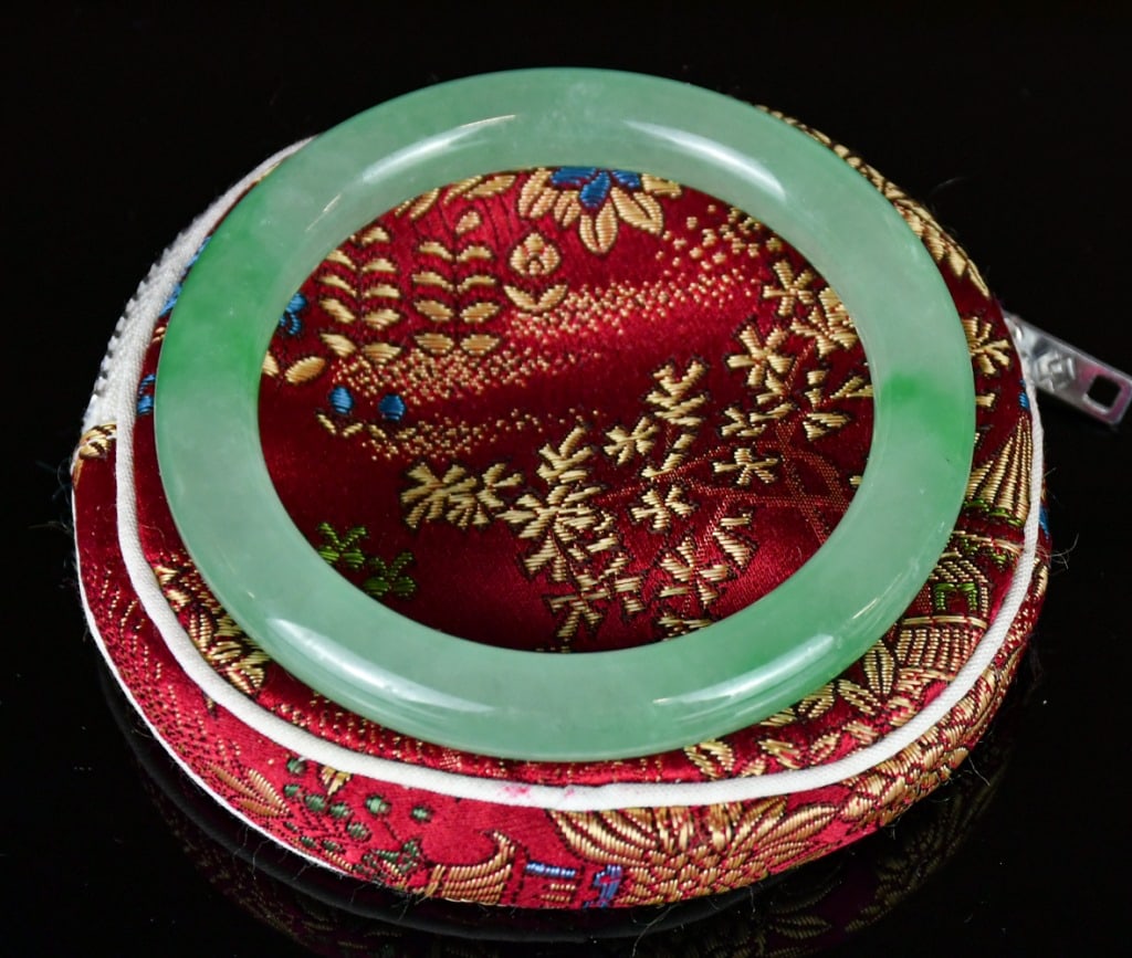 A Jadeite Bangle - 9