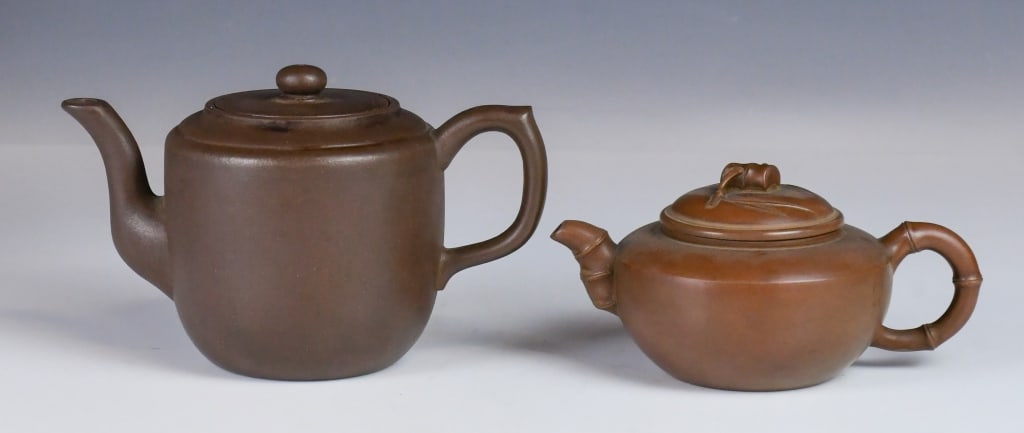 Group of 2 Zisha Teapots 1950-70s (1 of 16)