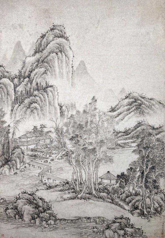 Dong BangDa (1699-1769) Landscape (1 of 17)