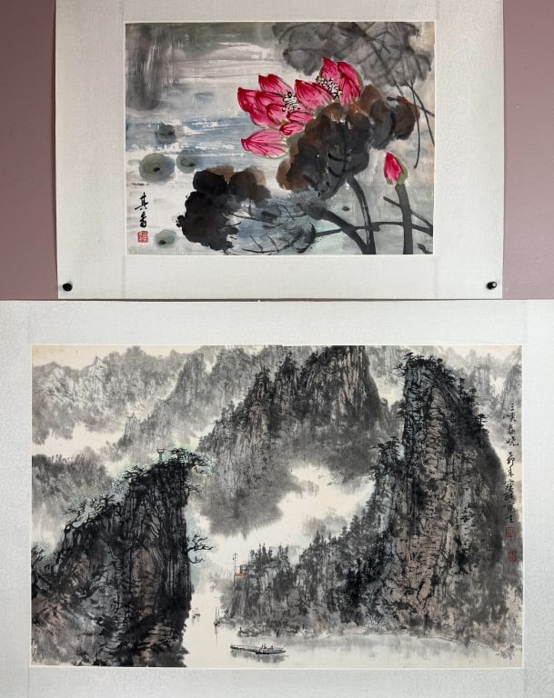 2 Chinese Paintings from Various Artists (1 of 19)