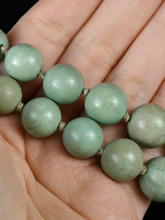 2 Turquoise Bead Necklaces - 4