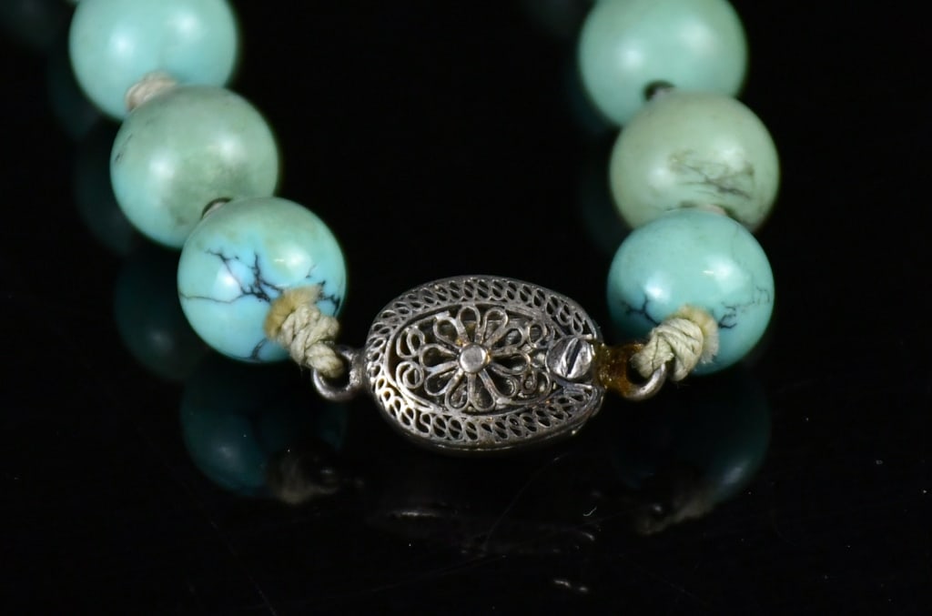 2 Turquoise Bead Necklaces - 9
