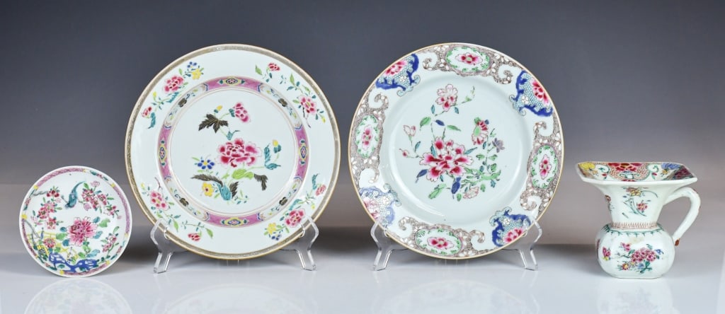 Group of Famille Rose Exported Porcelain Wares (1 of 18)