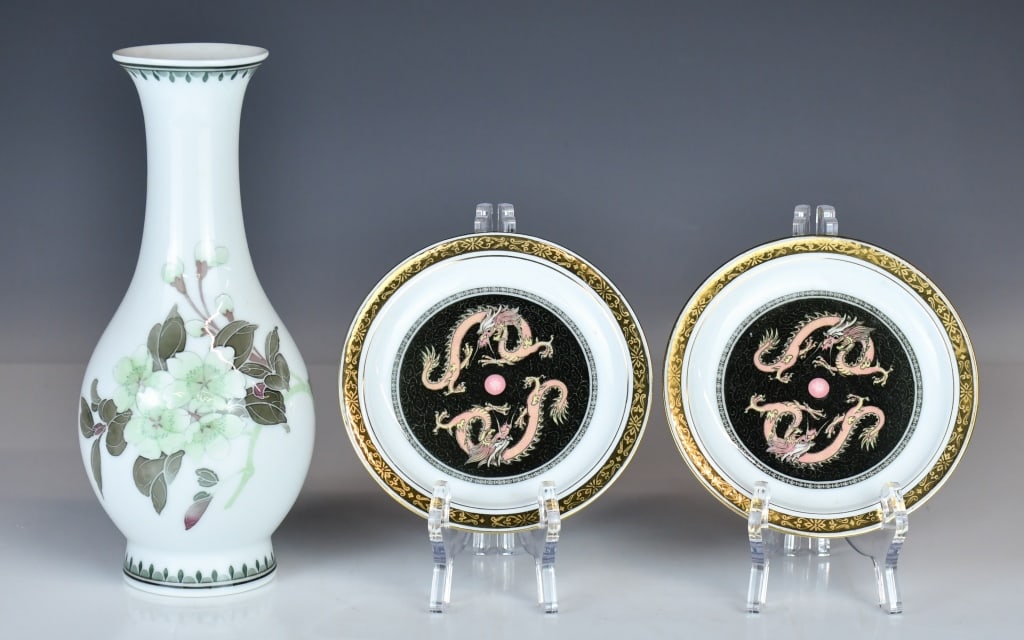 3Pcs LiLing Klin Porcelain Wares w/Mks 1950-70s (1 of 11)