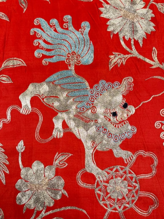 A Large Embroidered Hanging 19thC - 11