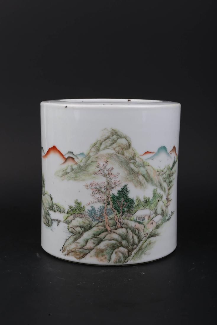 A Qianjing Brushpot (1 of 4)