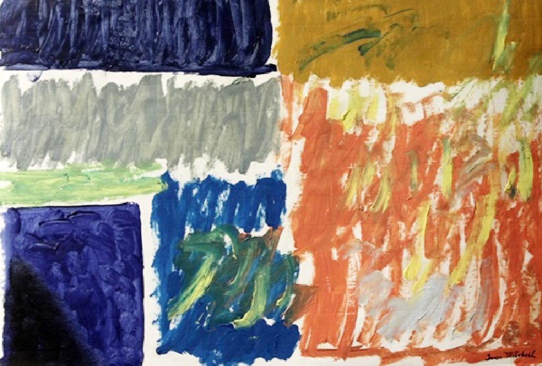 Joan Mitchell - Oil on Canvas: Oil on canvas attributed to Joan Mitchell approx. 19x13 in. Joan Mitchell was an American "second generation" abstract expressionist painter and printmaker. She was a member of the American abstract e