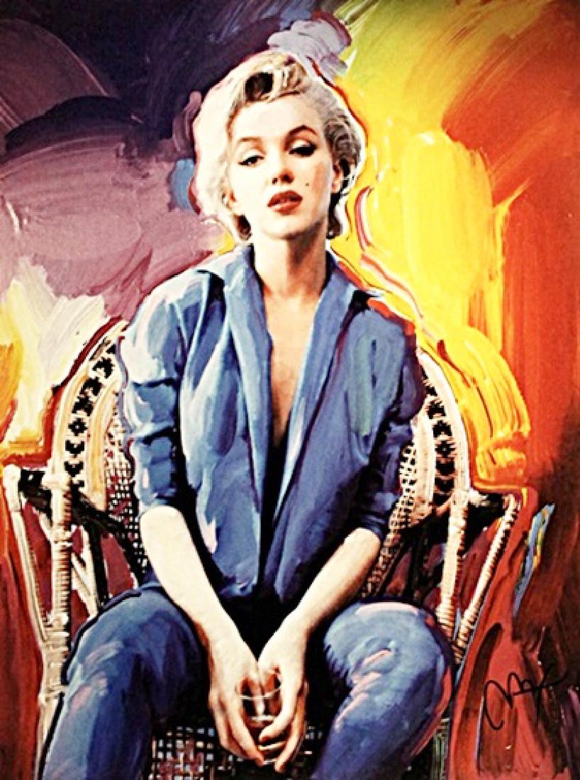 Peter Max Signed Lithograph - Marilyn Monroe: Peter Max Signed Lithograph "Marilyn Monroe". Peter Max is an American artist known for using bright colors in his work.