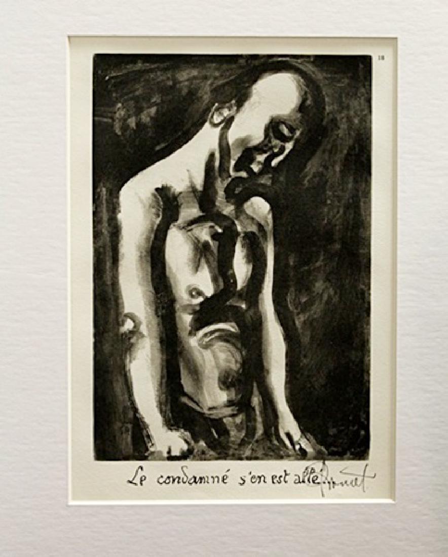 Georges Rouault Signed Lithograph 84: Signed Georges Rouault Lithograph. Georges Henri Rouault was a French painter, draughtsman, and printer, whose work is often associated with Fauvism and Expressionism.