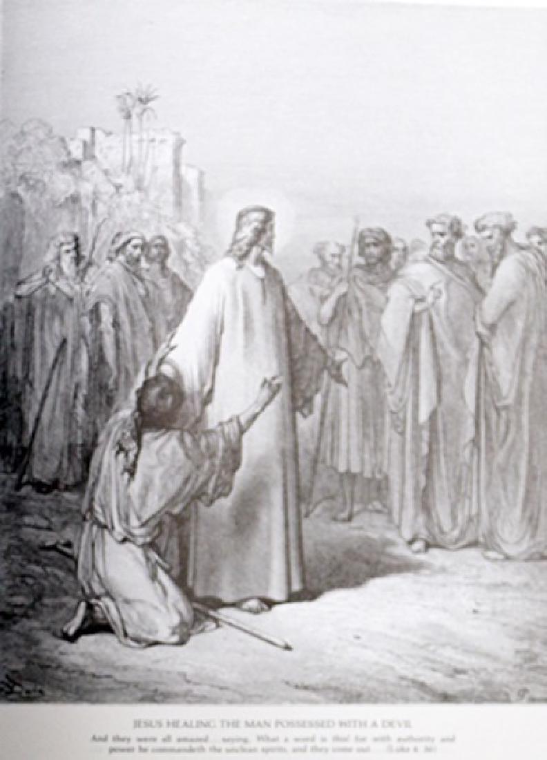 Authentic Dore Bible Illustrations Gustave Dore: Authentic lithograph out of the book Gustave Dore. Unframed dimensions approx 14 x 11 inches. This piece does not come framed.