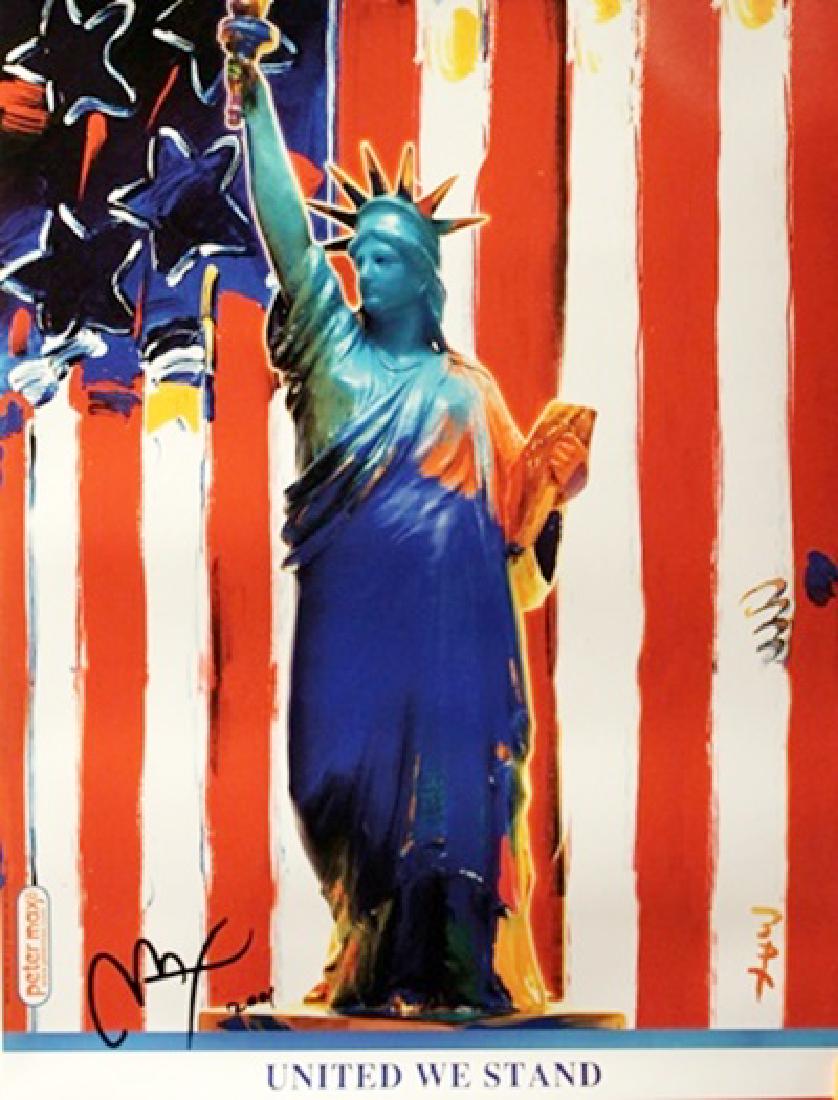 Peter Max Signed Lithograph 137P: Peter Max Signed Lithograph. Peter Max is an American artist known for using bright colors in his work.