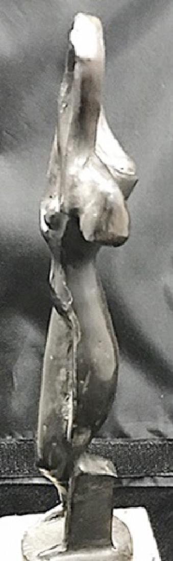 Bronze Sculpture - Alexander Archipenko: Old recast patina bronze sculpture Alexander Archipenko, bearing a signature in a limited edition. Bronze Sculpture on a Marble Base. Alexander Porfyrovych Archipenko was a Ukrainian-born American ava