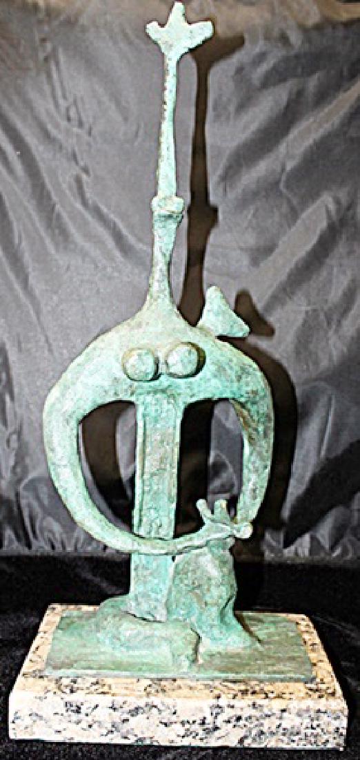 Signed Limited Edition Bronze Lipchitz: Old recast patina bronze sculpture Jacques Lipchitz, bearing a signature in a limited edition. Dimensions approx 21 x 10 x 7.