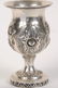 Impressive Silver Goblet, 19th century, handmade. - 3