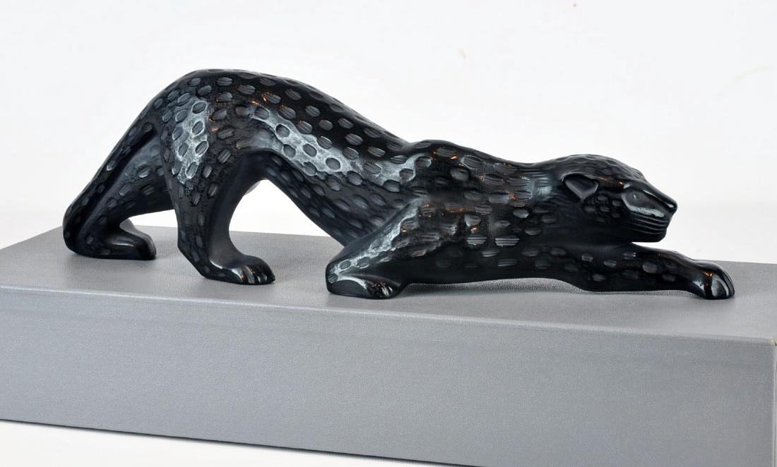 Lalique "Zeila" Black Crystal Panther (1 of 6)