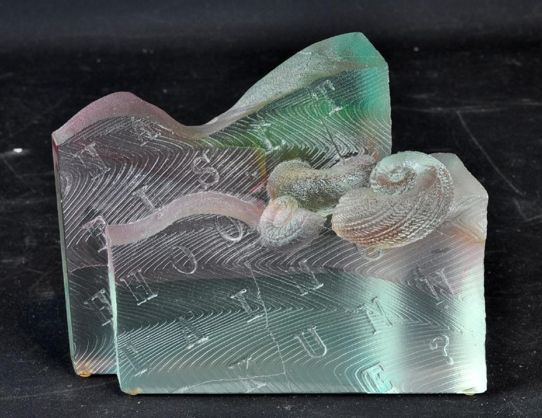 Brent Kee Young Art Glass Sculpture 'Letters' (1 of 10)