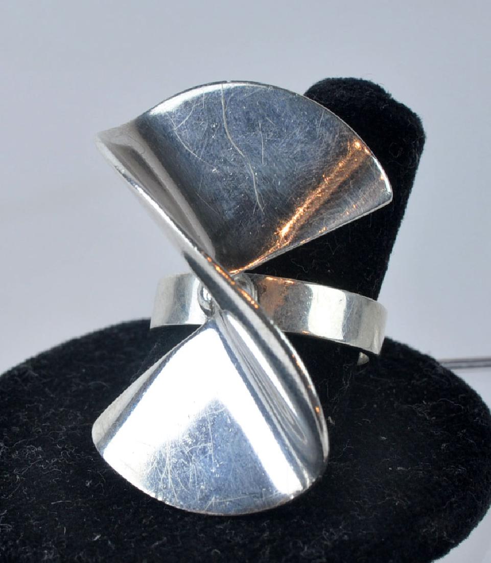 Kupittan Kulta Sterling 925 Modernist Ring (1 of 6)