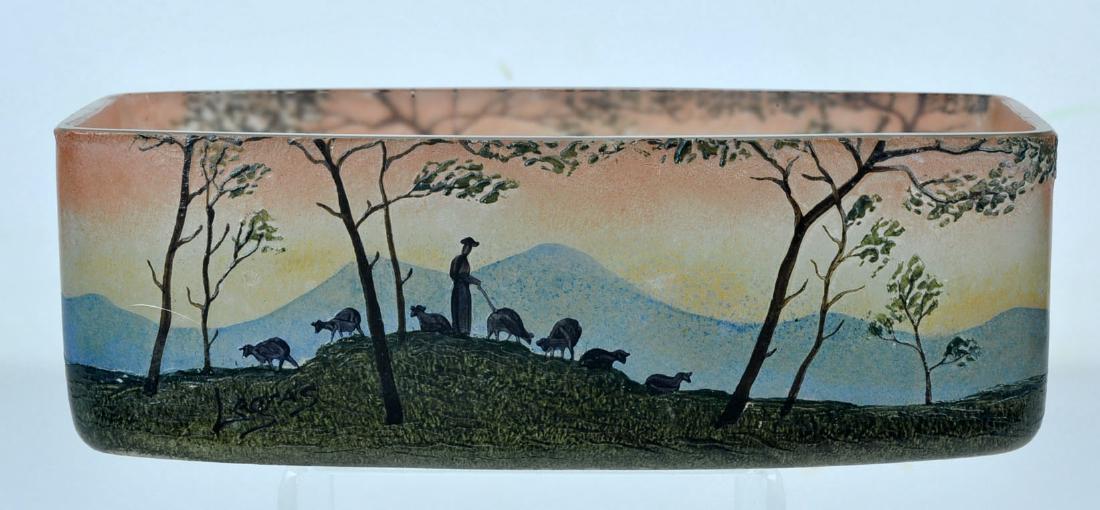 Signed Legras French Cameo Art Glass Vase (1 of 10)