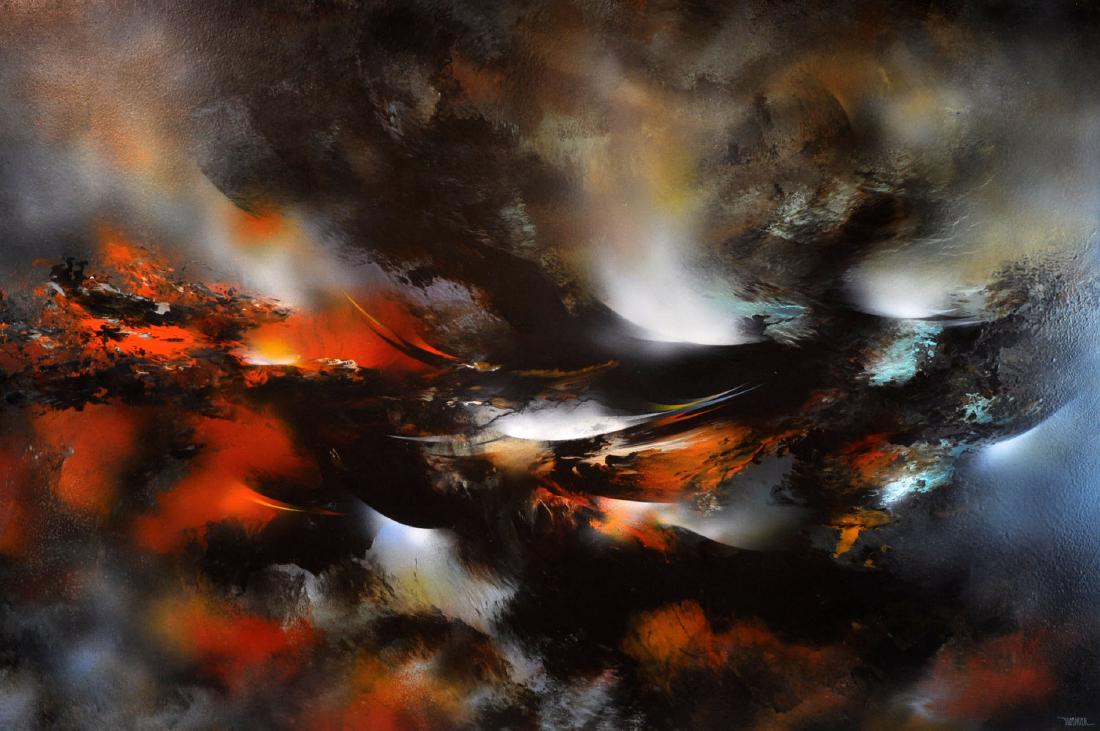 Leonardo Nierman "Volcanic Landscape" A/B (1 of 10)