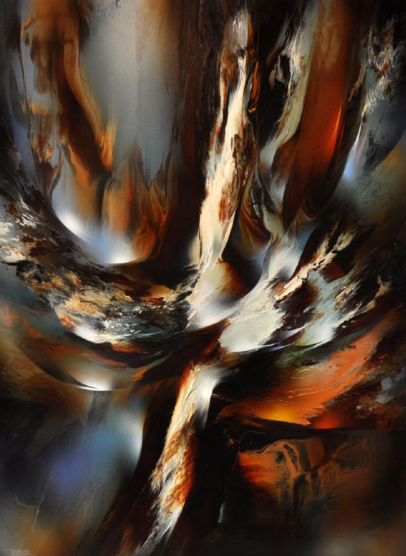 Leonardo Nierman "Firebird" Acrylic on Board (1 of 10)