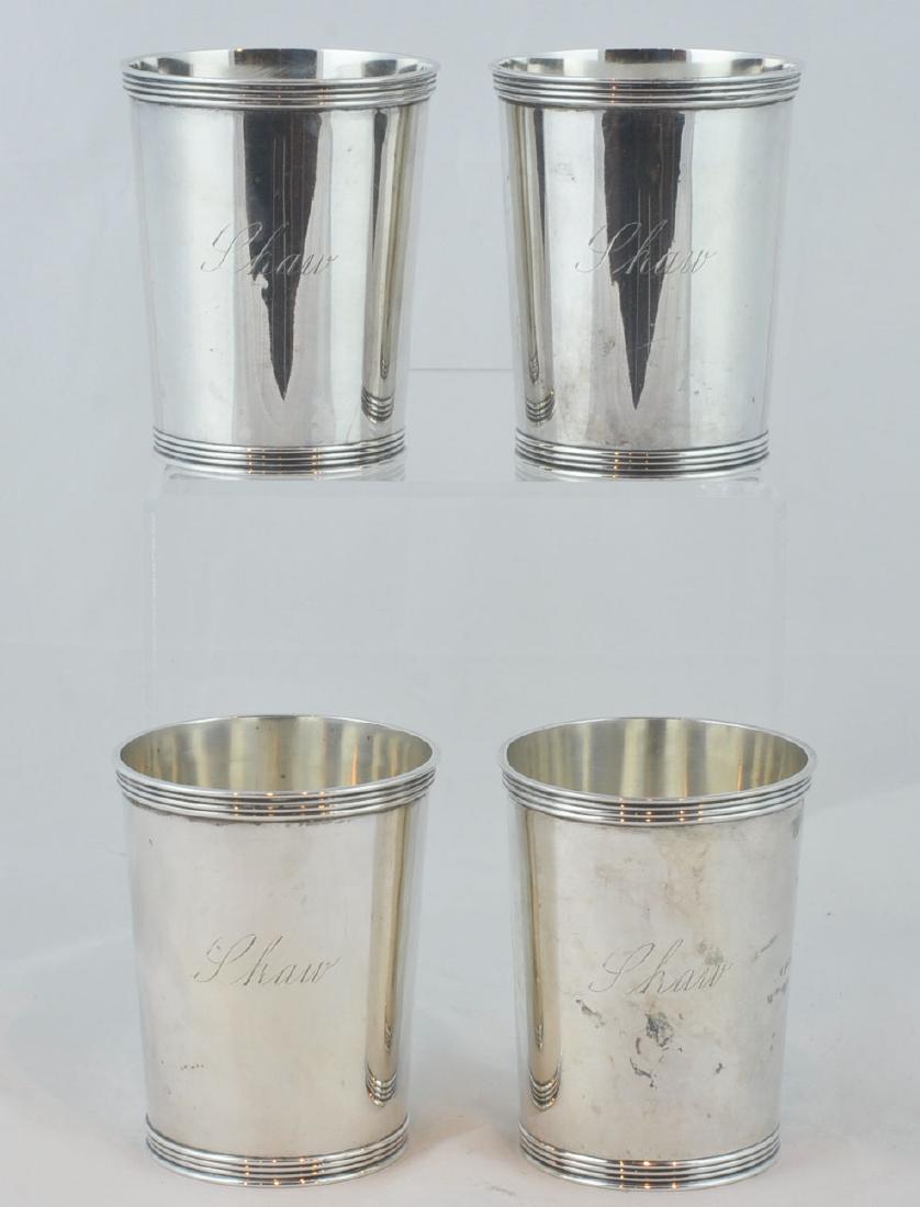 4 Sterling Mint Julep Cups by Manchester Silver (1 of 6)
