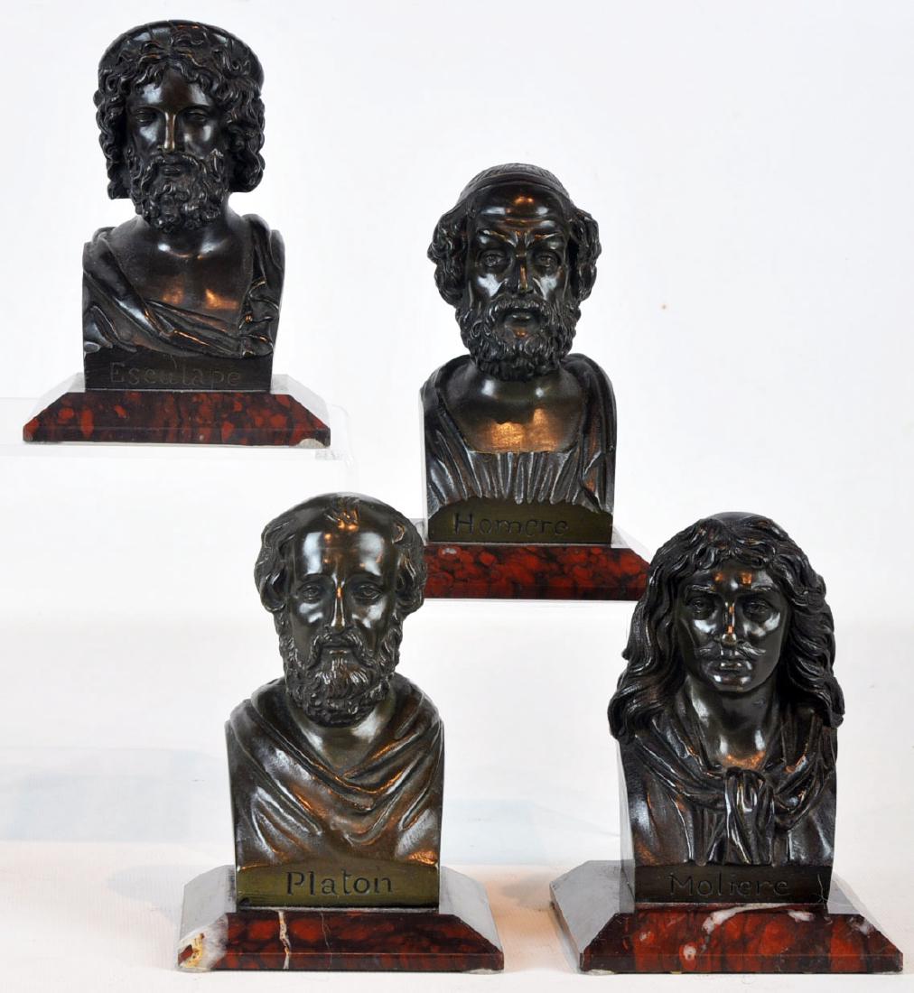 4 Pierre Joseph Chardigny Bronze Busts (1 of 9)