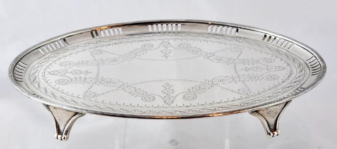 Thomas Wallis II 18/19th C. Sterling Salver (1 of 7)