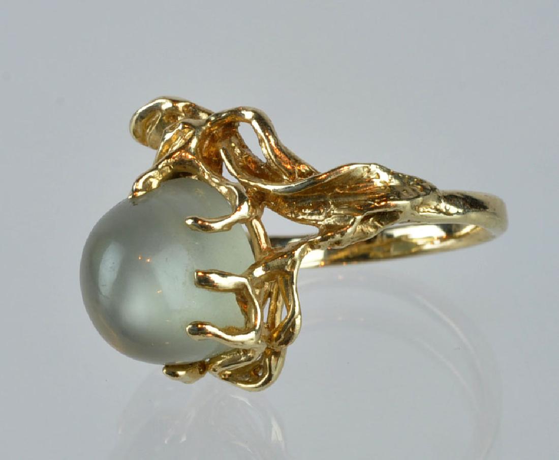 14kt Gold Moonstone Ring (1 of 6)