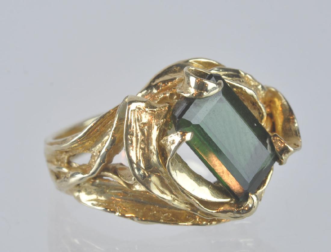 14kt Gold & Tourmaline Ring (1 of 6)